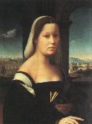 BUGIARDINI, Giuliano Portrait of a Woman, called The Nun Spain oil painting artist